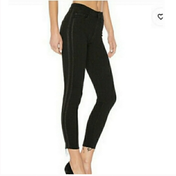 MOTHER HW Looker Ankle Fray in Guilty Party Racer Womens 25 - Picture 1 of 14